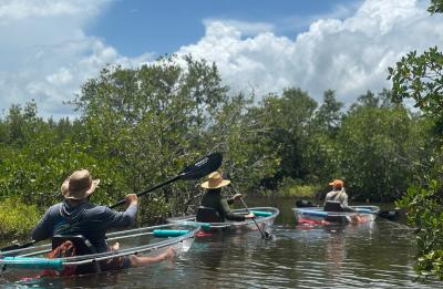 Set out on an adventure in New Smyrna Beach with us and our clear kayaks!