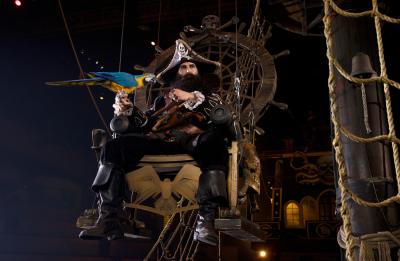 Join the famous pirate Blackbeard at the new Pirates Voyage Dinner & Show!