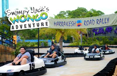 Have fun riding go-karts at the Marrakesh Road Rally!