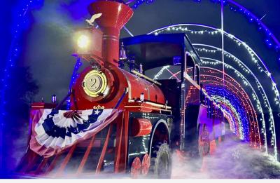 Our train ride to the North Pole