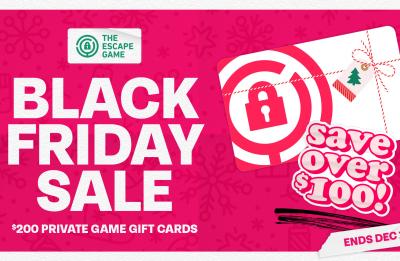 The Escape Game Black Friday Sale