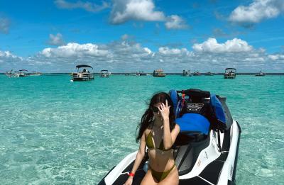 Jet ski adventure on the Emerald Coast under bright Florida skies