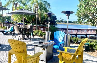 Main Pool Area near Lake