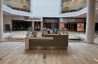 Currency Exchange International - Dadeland, Kiosk between Macy's and JCPenney, in front of Journey