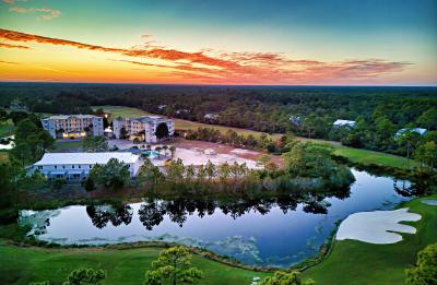 St. James Bay Golf & Pickleball Resort - Overhead Drone View