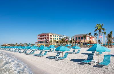 Beach chair rental at Margaritaville Fort Myers Beach