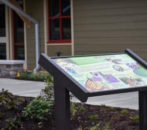 Sign at Wade Bourne Nature Center