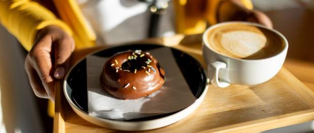 Alice Good Coffee and donut