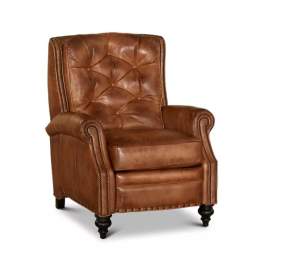 An image of a brown Havertys- Miller Recliner