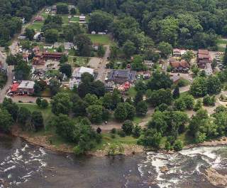 Ohiopyle aerial view