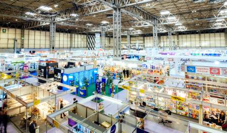 Trade Show floor at the NEC