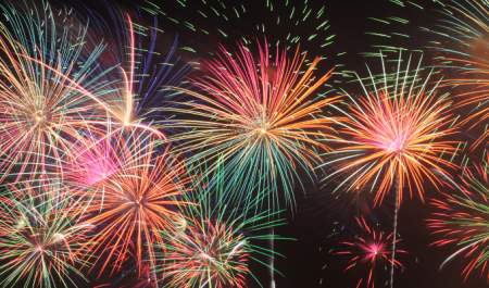 Fireworks in the Cotswolds