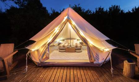 Glamping in North Devon