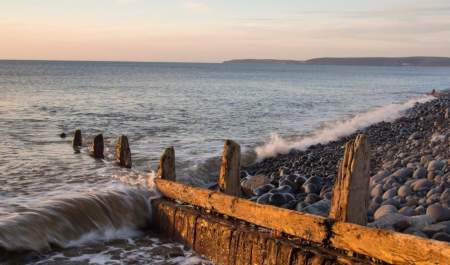 beach at Westward Ho!