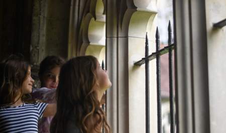 Children in Chichester Cathedral