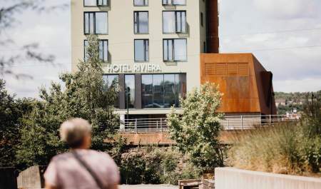 Bilde utenfor Hotel Riviera i Moss