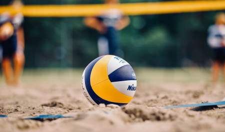 Volleyball på strand