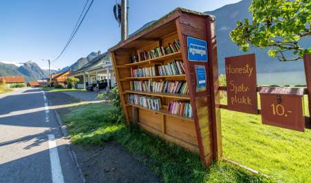 Die norwegische Bücherstadt in Fjærland