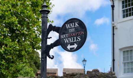 Explore the medieval town walls