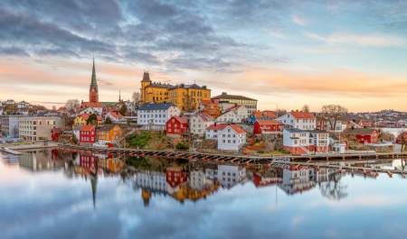Arendal by om høsten