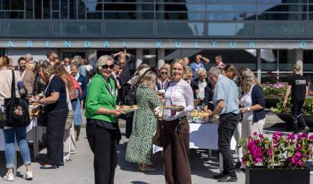 Fremtidens kommuner konferanse utenfor kulturhuset