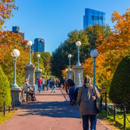 Public Garden in Fall