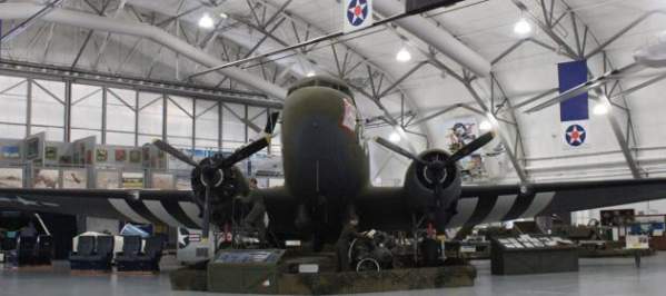 An image of a vintage aircraft at the Air Mobility Command Museum in Dover, Del.