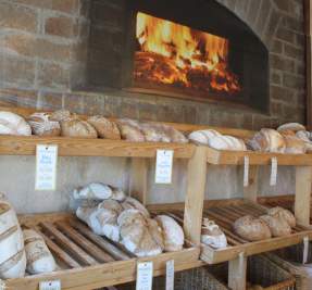 bread at a bakery