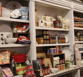 Food items at local boutique