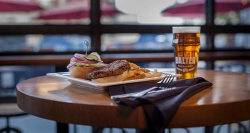 Balter Beerworks Veggie burger