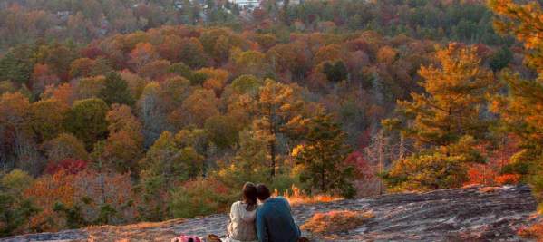 Sunset Rock in Fall