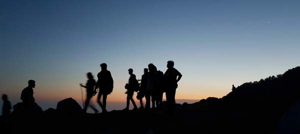 Group hike