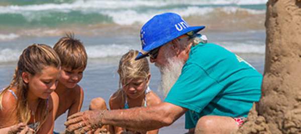 family building a-sandcastle