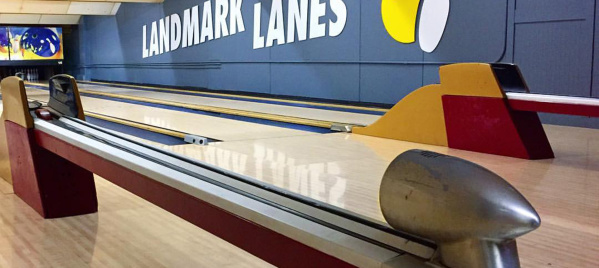 The bowling lanes at Landmark Lanes on Milwaukee East Side