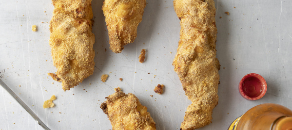Jason Alston cornflake-crusted chicken