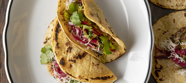 Justin Aprahamian's Braised Duck Leg Tacos