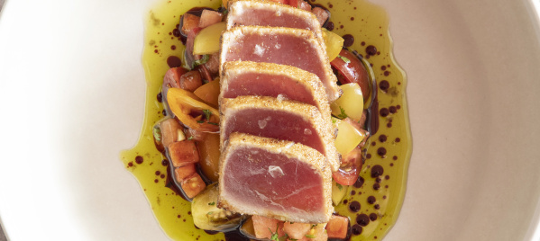 Justin Carlisle's Coriander-Crusted Tuna