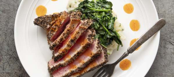Giovonni Gillespie's Pepper Crusted Ahi Tuna