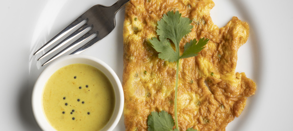 Ruta Kahate's Green Onion Omelet
