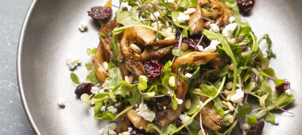 Alex Sazama's Warm Mushroom Salad