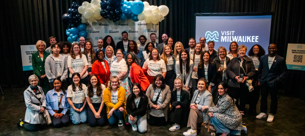 Visit Milwaukee Staff at Brand Launch Event