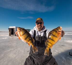 Make a Winter Wonderland Perch & Walleye Trip to Devils Lake, ND
