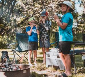 Devils lake camping