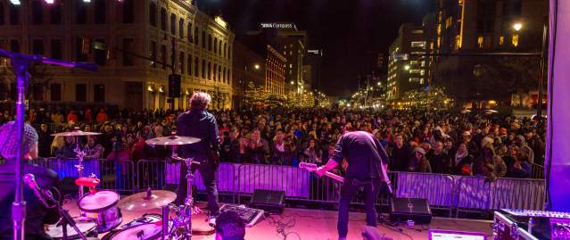 Concert in downtown Montgomery, AL