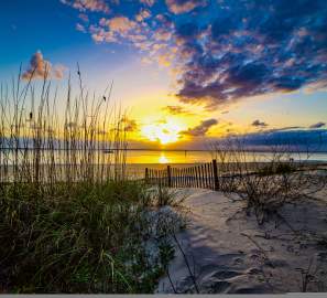 Beach on Jekyll Island, Georgia