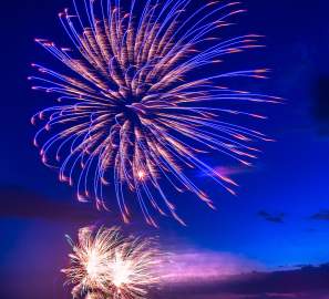 Fireworks in the Golden Isles