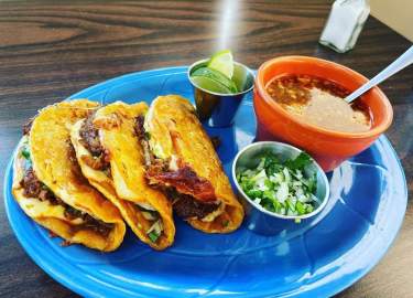 The Visit Tasting Table Dines at La Fiesta Burrito