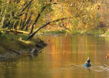 Wildcat Creek Canoeing Fall