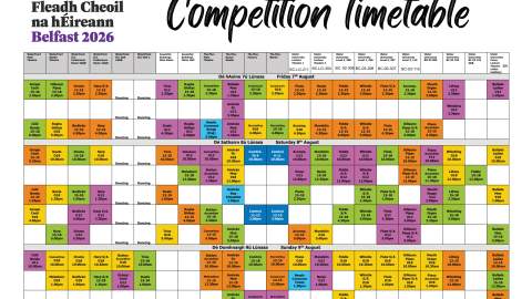 Competition Timetable