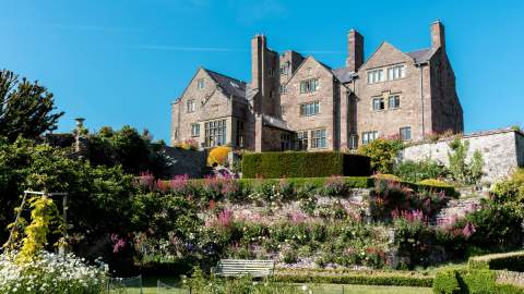 Exterior view of Bodysgallen Hall and Spa